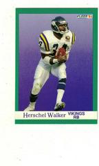 Herschel Walker #288 Football Cards 1991 Fleer Prices