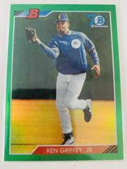 Ken Griffey, Jr. [Green] #92B-KGJ Baseball Cards 2017 Bowman 1992 Chrome Prices