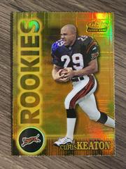 Curtis Keaton [Gold Refractor] #137 Football Cards 2000 Topps Finest Prices