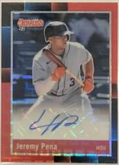 Jeremy Pena [Pandora Red] #R88S-JP Baseball Cards 2022 Panini Donruss Optic Retro 1988 Signatures Prices