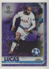 Lucas Moura [Purple Refractor] Soccer Cards 2018 Topps Chrome UEFA Champions League Prices