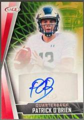 Patrick O'Brien [red] #A-PO Football Cards 2022 Sage Hit Autographs Prices