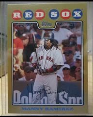 Manny Ramirez [Gold] Baseball Cards 2008 Topps Prices