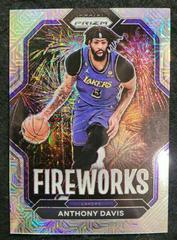 Anthony Davis [Mojo] #12 Basketball Cards 2022 Panini Prizm Fireworks Prices