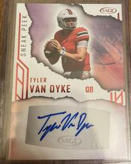 Tyler Van Dyke #SPA-TVD Football Cards 2023 Sage Sneak Peek Autographs Prices