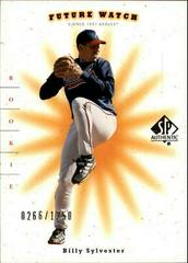 Billy Sylvester #109 Baseball Cards 2001 SP Authentic Prices