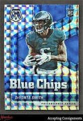 DeVonta Smith #6 Football Cards 2021 Panini Mosaic Blue Chips Prices
