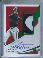 Luis V. Garcia [Patch Autograph Green] #115 Baseball Cards 2021 Panini Immaculate Collection Prices
