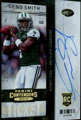 Geno Smith [Throwing Cracked Ice Ticket Autograph] Football Cards 2013 Panini Contenders Prices