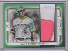 Jake Cronenworth #DJR-CRO Baseball Cards 2023 Topps Definitive Jumbo Relic Collection Prices