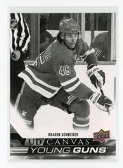 Braden Schneider [Black & White] Hockey Cards 2022 Upper Deck UD Canvas Prices