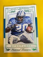 Barry Sanders [Emerald] #46 Football Cards 2015 Panini National Treasures Prices