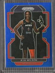 A'ja Wilson [Blue] #128 Basketball Cards 2022 Panini Prizm WNBA Prices
