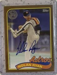 Nolan Ryan [Gold] #89BA-NR Baseball Cards 2024 Topps 1989 Autograph Prices
