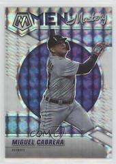 Miguel Cabrera [White] #MM-11 Baseball Cards 2022 Panini Mosaic Men of Mastery Prices