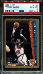 Patrick Ewing Basketball Cards 1992 Fleer Prices
