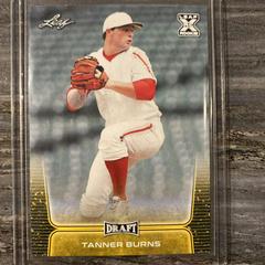 Tanner Burns [Gold] Baseball Cards 2020 Leaf Draft Prices