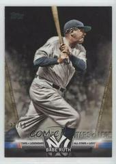 Babe Ruth [Gold] #S-1 Baseball Cards 2018 Topps Update Salute Prices