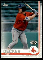 Nick Decker [Red] #65 Baseball Cards 2019 Topps Pro Debut Prices