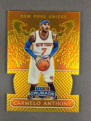Carmelo Anthony [Orange Die Cuts] #29 Basketball Cards 2014 Panini Excalibur Crusade Prices