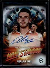 Declan Rice #NSA-DR Soccer Cards 2023 Topps UEFA Club Now Starring Autograph Prices