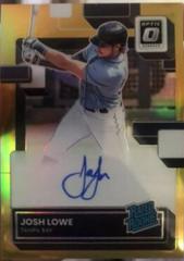 Josh Lowe [Gold] #RRS-JL Baseball Cards 2022 Panini Donruss Optic Rated Rookie Signatures Prices