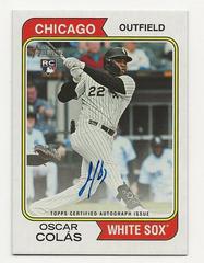 Oscar Colas #ROA-OCS Baseball Cards 2023 Topps Heritage Real One Autographs High Number Prices