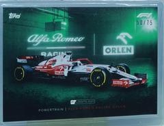 Alfa Romeo Racing ORLEN [Green] Racing Cards 2021 Topps Formula 1 Lights Out Prices