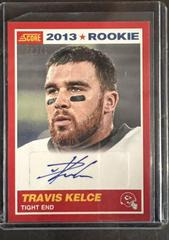 Travis Kelce [Autograph Red] #431 Football Cards 2013 Panini Score Prices