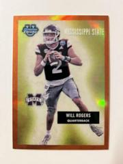 Will Rogers [Orange] #55BF-14 Football Cards 2023 Bowman Chrome University 1955 Prices