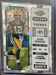 Aaron Rodgers [Cracked Ice] #23 Football Cards 2022 Panini Contenders Optic Prices