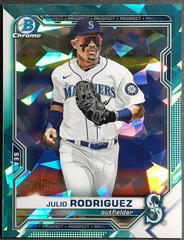 Julio Rodriguez [Aqua] #BD-188 Baseball Cards 2020 Bowman Draft Sapphire Prices