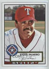 Rafael Palmeiro [Black Back] #5 Baseball Cards 2001 Topps Heritage Prices