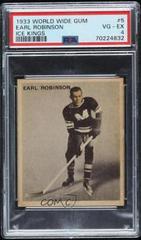 Earl Robinson Hockey Cards 1933 World Wide Gum Ice Kings Prices