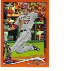 Mike Trout [Orange Factory] Baseball Cards 2014 Topps Prices