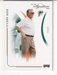 Don Shula /999 #52 Football Cards 2004 Playoff Prime Signatures Prices