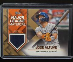 Jose Altuve [Gold] #MLM-JA Baseball Cards 2022 Topps Major League Material Relics Prices