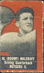 Al Malekoff [Brown] Football Cards 1950 Topps Felt Backs Prices