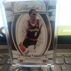 Keon Johnson #41 Basketball Cards 2021 Panini Flawless Prices