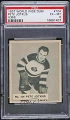 Pete Jotkus #104 Hockey Cards 1937 V356 World Wide Gum Prices