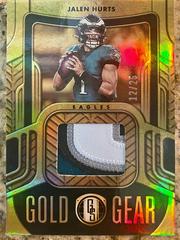 Jalen Hurts [Prime] Football Cards 2022 Panini Gold Standard Gear Prices