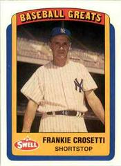 Frankie Crosetti #48 Baseball Cards 1990 Swell Greats Prices