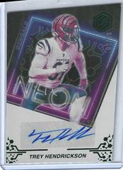 Trey Hendrickson [Green] #NS-TH Football Cards 2022 Panini Elements Neon Signs Autographs Prices