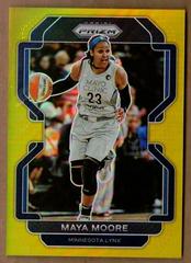 Maya Moore [Gold] #100 Basketball Cards 2022 Panini Prizm WNBA Prices