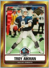 Troy Aikman Football Cards 2006 Topps Hall of Fame Tribute Prices