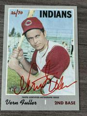Vern Fuller [Red Ink] #VF Baseball Cards 2019 Topps Heritage Real One Autographs Prices