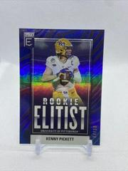 Kenny Pickett [Blue] Football Cards 2022 Panini Donruss Elite Rookie Elitist Prices