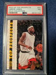 LeBron James [Gold Collection] Basketball Cards 2003 Upper Deck Top Prospects Prices