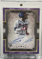 Ronald Acuna [Purple] Baseball Cards 2018 Topps Five Star Autographs Prices