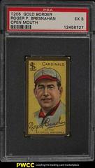 Roger P. Bresnahan [Open Mouth] Baseball Cards 1911 T205 Gold Border Prices
